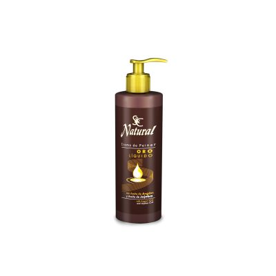 . S&C Natural Oro Líquido Crema para Peinar con Aceite de Argán y Jojoba 400 ml