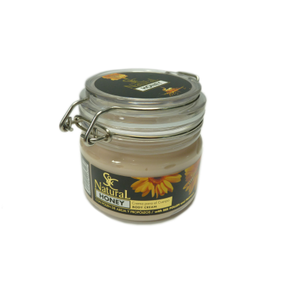  . S&C Natural Honey Crema Para el Cuerpo Con Polen de Abeja y Propóleos 200 mL