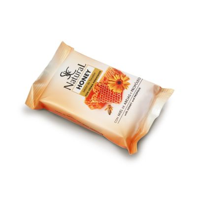 S&C Natural Honey Jabón de Tocador con Miel de Abejas y Propoleos 125 G