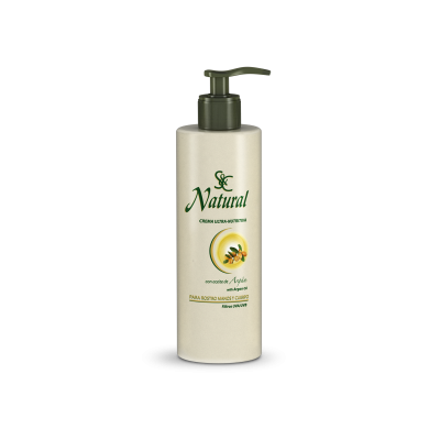 .S&C Natural Crema Ultra-Nutritiva con Aceite de Argán 400 mL